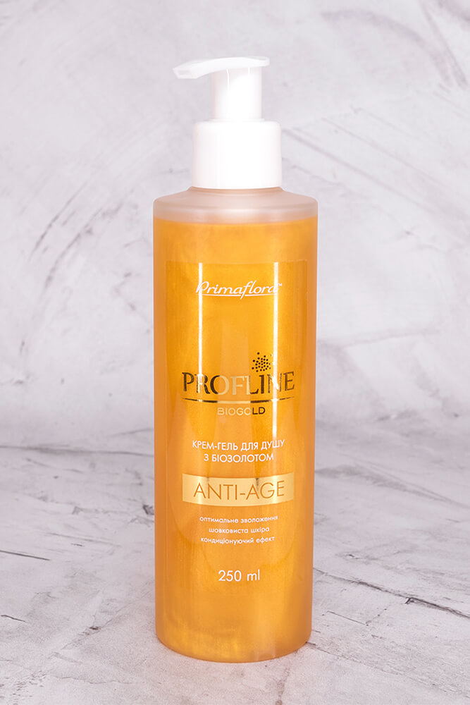 Крем-гель для душу з біозолотом